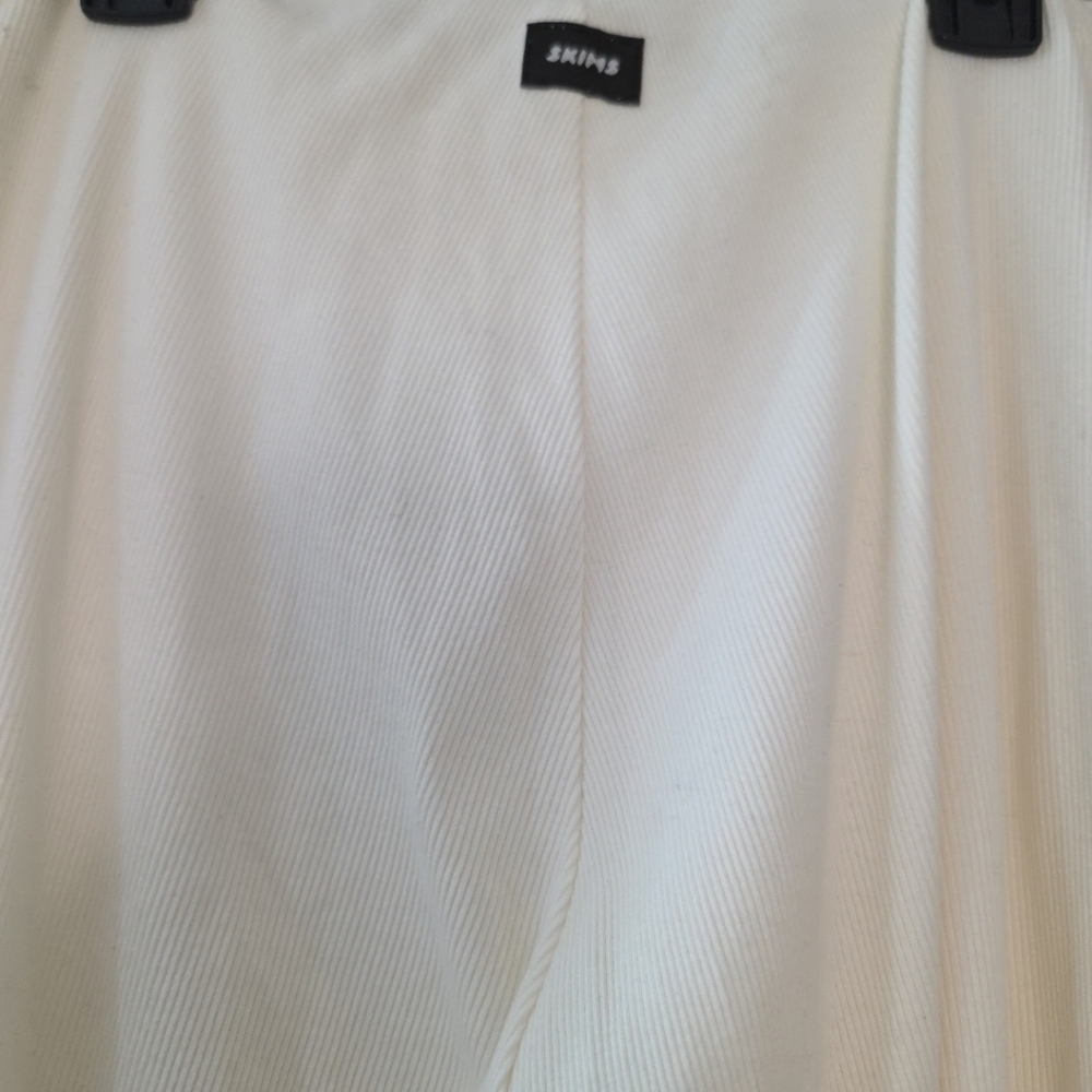 Skims Picat Ribbed Straight Leg Lounge Pajama Soft Pants Cream Bone XL - Picture 5 of 8